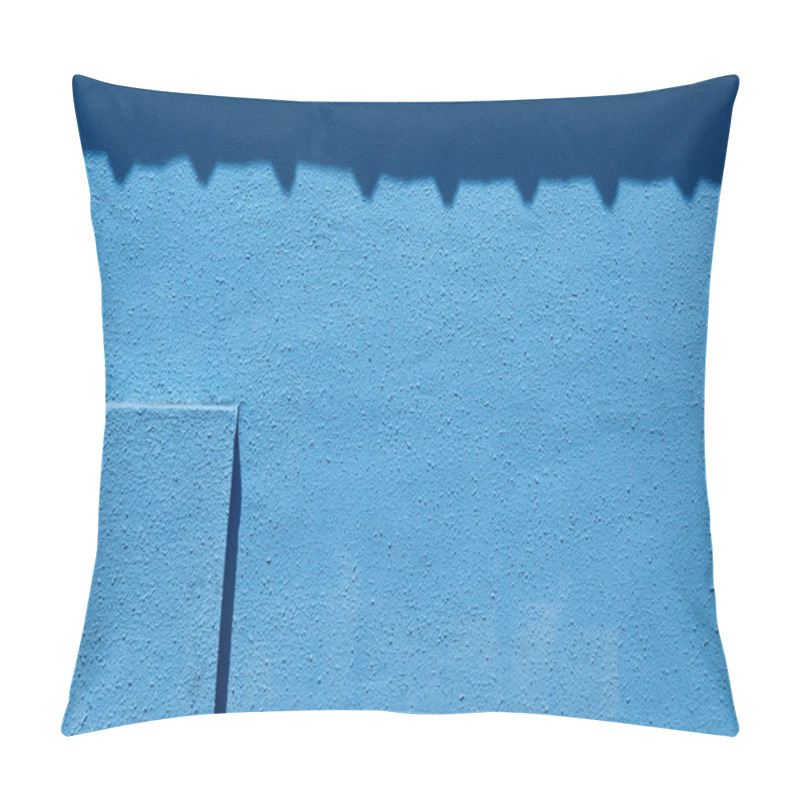 Personality  Blue Grunge Texture, Dark Blue Wall Background Pillow Covers