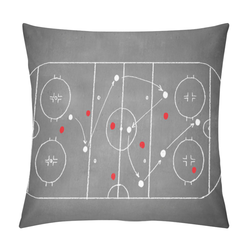 Personality  Hockey Strategy Plan Pillow Covers