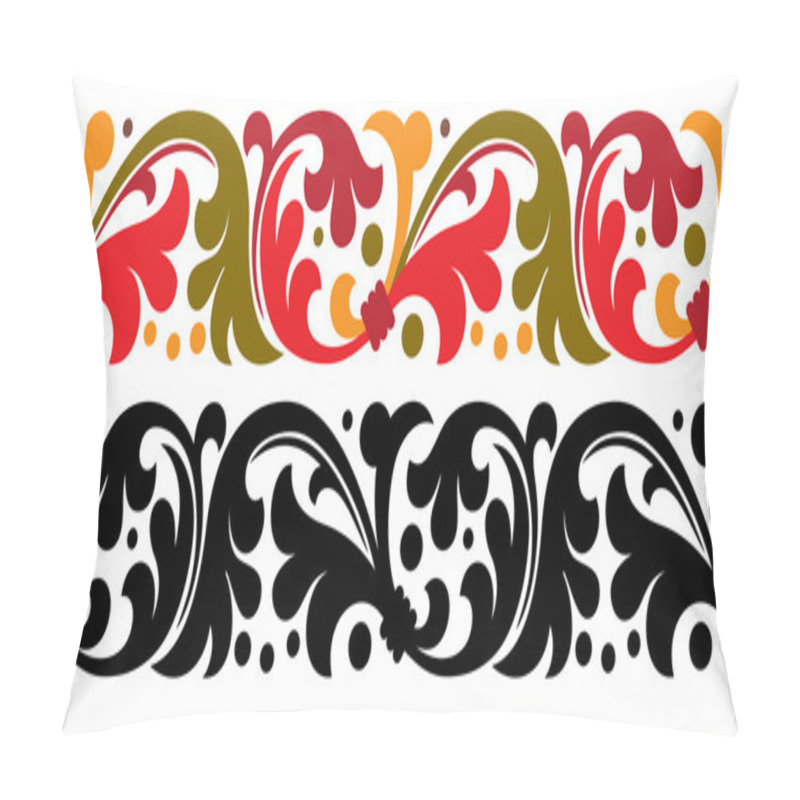 Personality  Floral Design Elements Pillow Covers