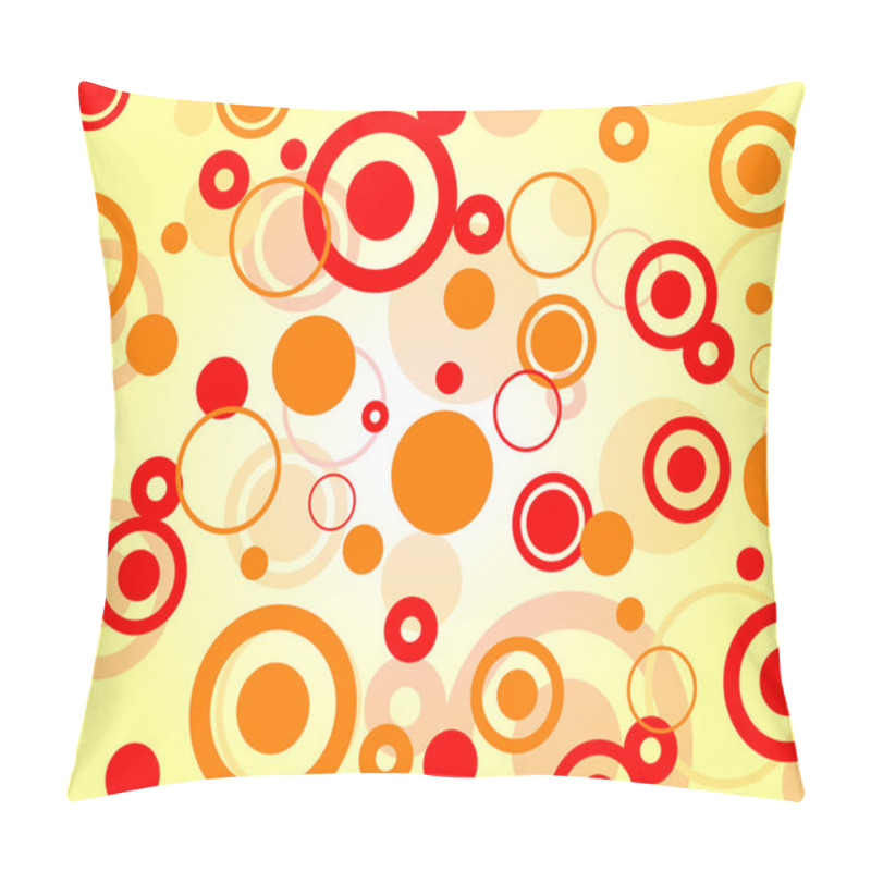 Personality  Vector Fashion Orange Background Pillow Covers