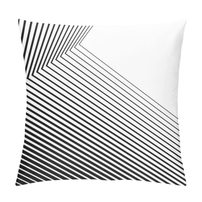 Personality  Design Element Minimalism Background Image Line From Thick To Th Pillow Covers