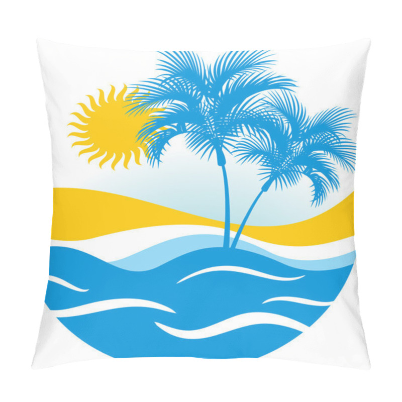 Personality  Tropical Marine Landscape Pillow Covers