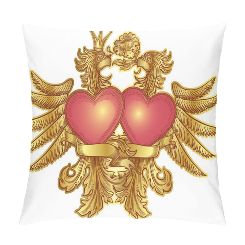 Personality  Eagles With Hearts Pillow Covers