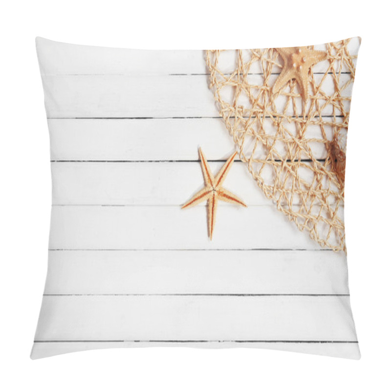 Personality  Seashells And Fishing Net  Pillow Covers