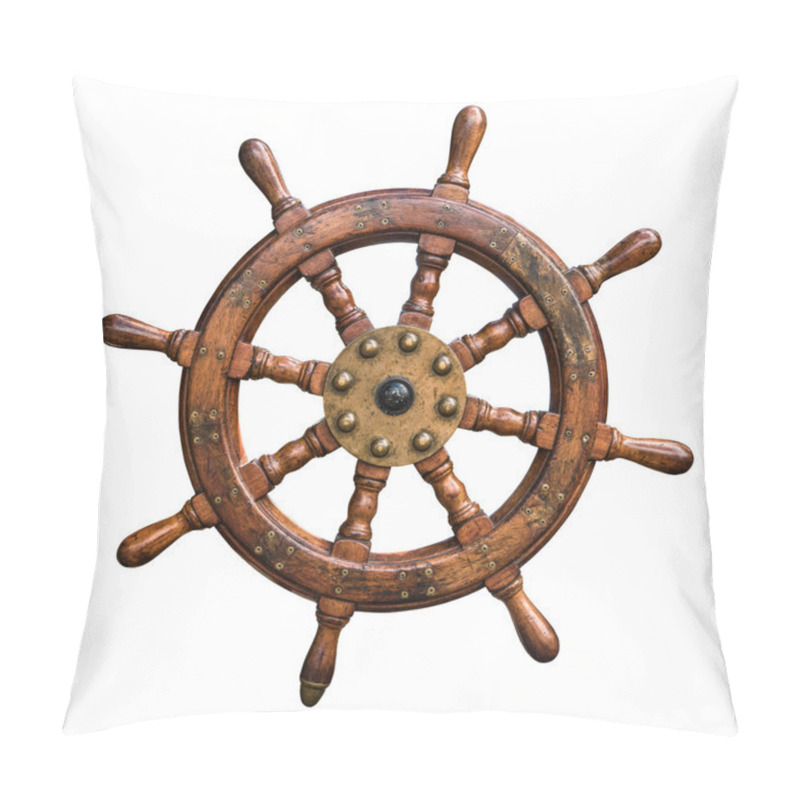 Personality  Isolated Ships Wheel Pillow Covers