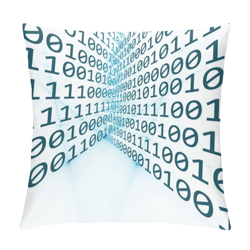 Personality  Digital Grid In Light Teal Pillow Covers