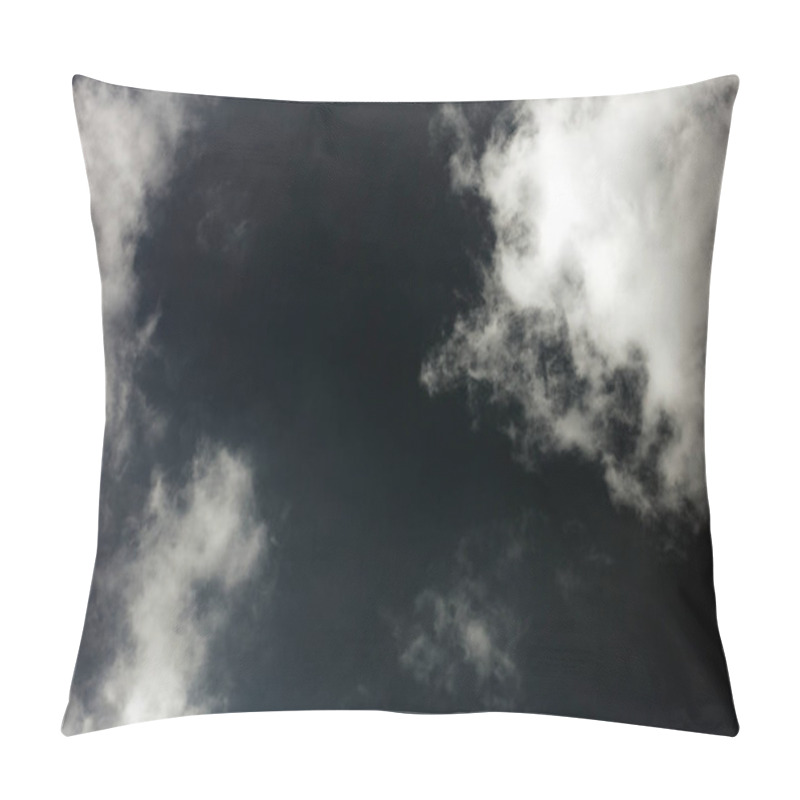 Personality  Stormy Dark Sky With Clouds Boost Trip Fifty Megapixels Prints Pillow Covers