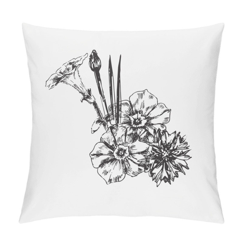 Personality  Hand Drawn Illustrations Pillow Covers