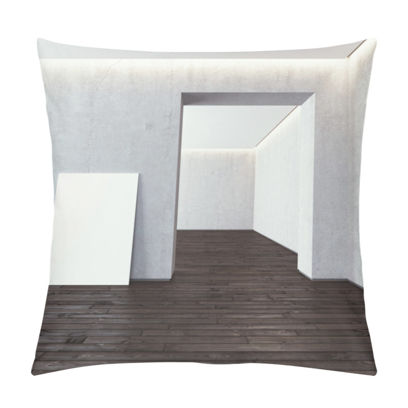 Personality  White Blank Frame In Modern Gallery Pillow Covers