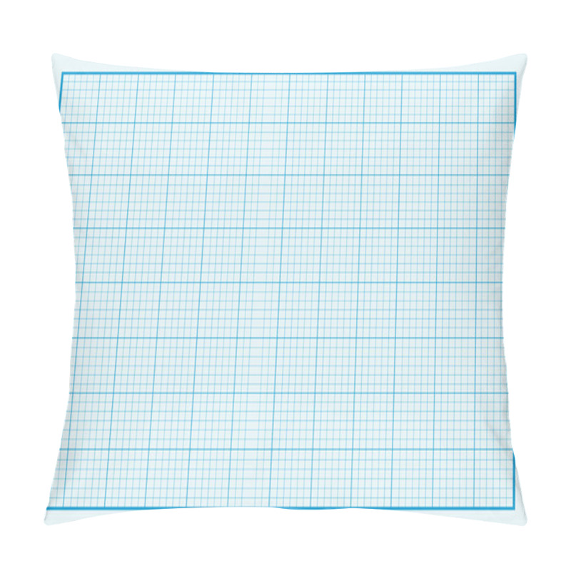 Personality  Graph Paper Background Design Flat Pillow Covers