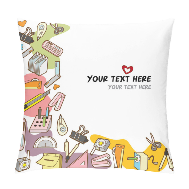 Personality  School Card Pillow Covers