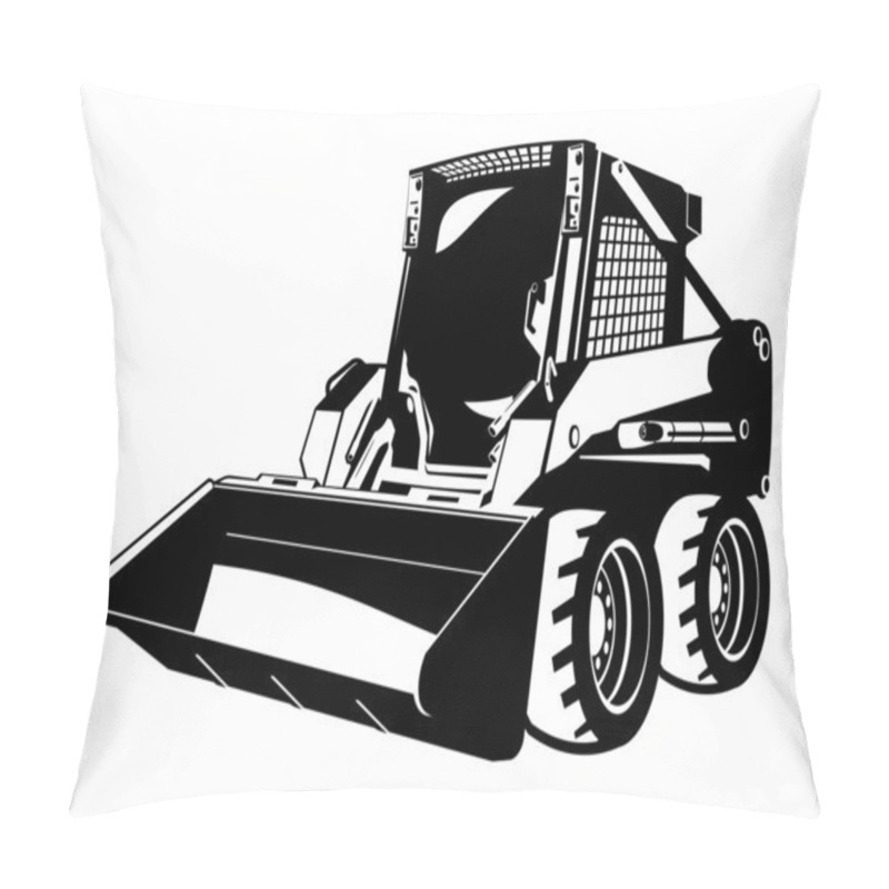 Personality  Skid Loader Pillow Covers