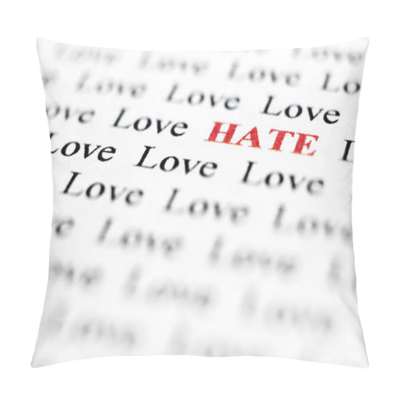 Personality  Love & Hate Pillow Covers