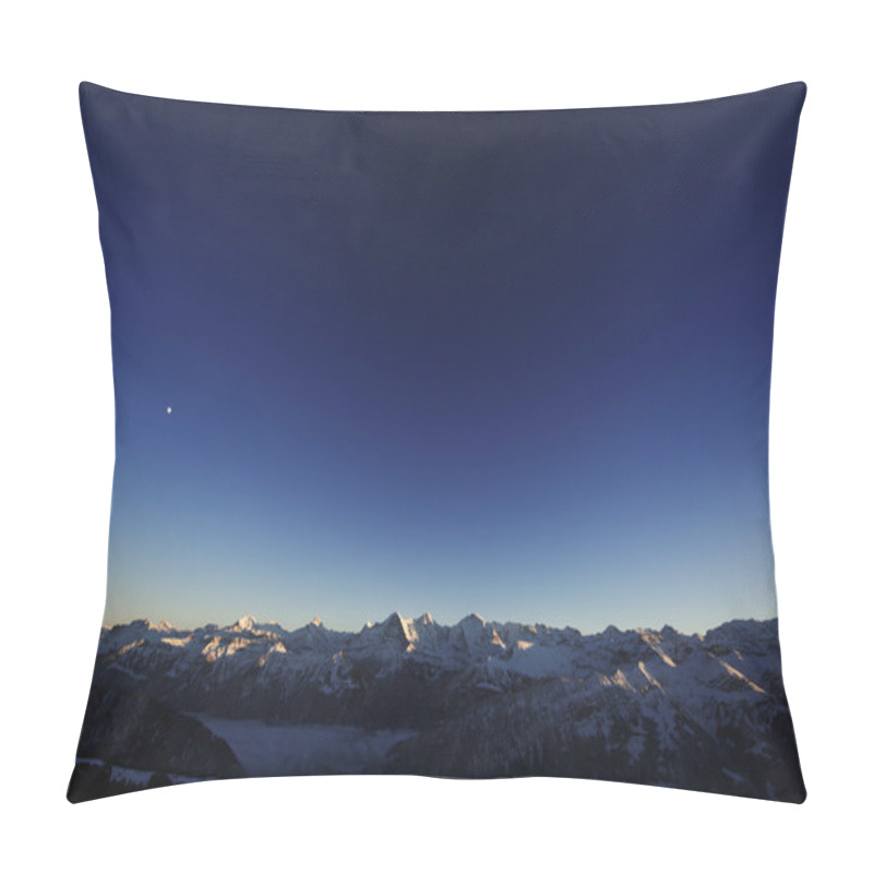 Personality  Swiss Alps, Bernese Oberland, Top Of Europe, Switzerland Pillow Covers