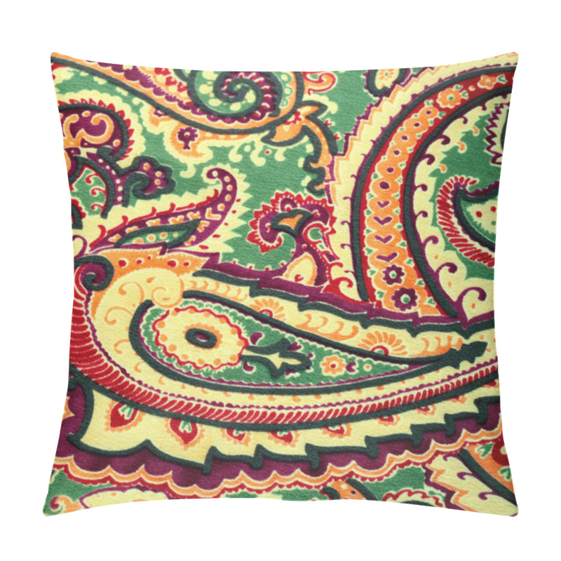 Personality  Traditional Paisley Pattern Silk Background Pillow Covers