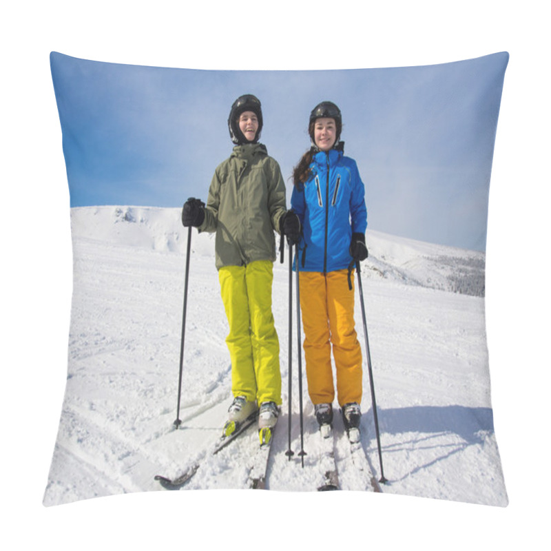 Personality  Teenages  Skiing Pillow Covers