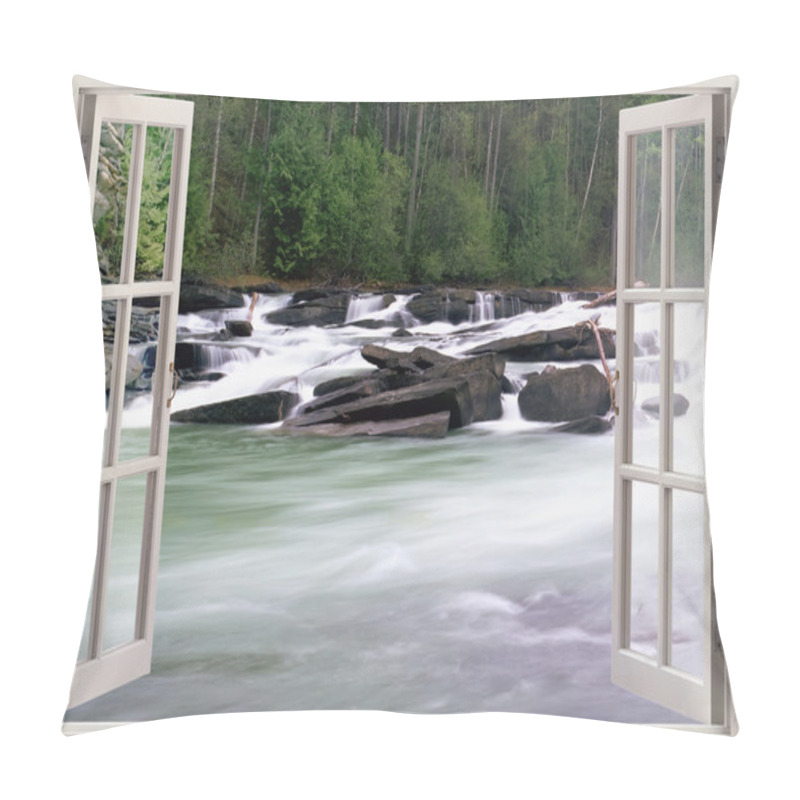 Personality  Wide River Stream Pillow Covers