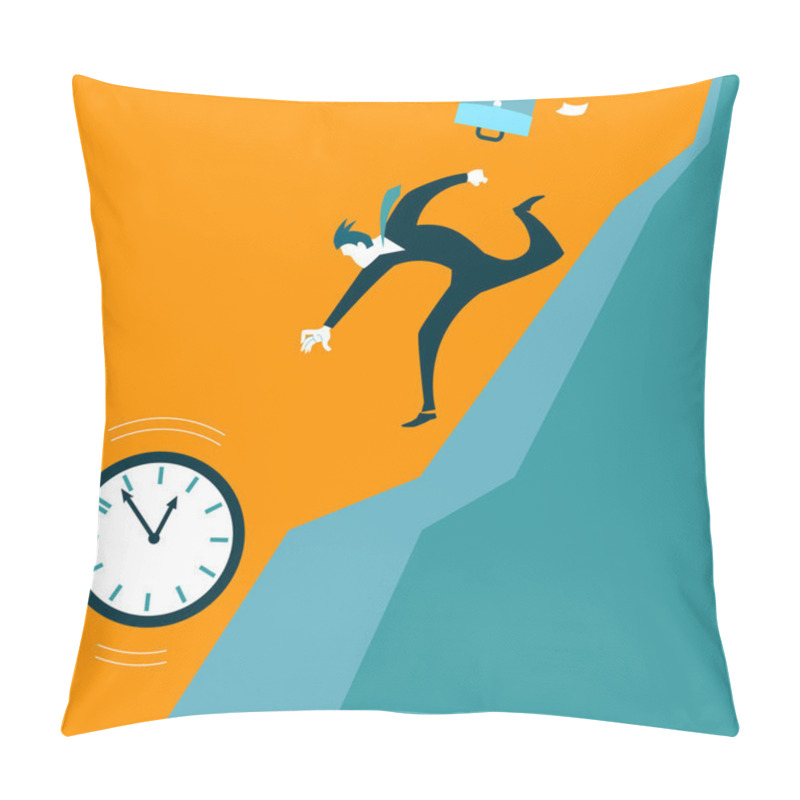 Personality  Pursuit Of Time. The Missed Opportunities Pillow Covers