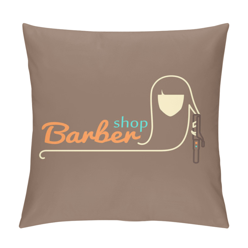 Personality  Logo Template - Barber Shop Pillow Covers