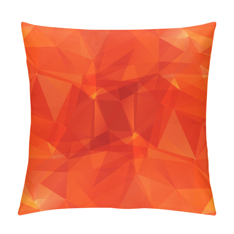 Personality  Orange Background Pillow Covers