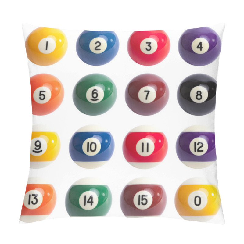 Personality  Pool Balls Pillow Covers