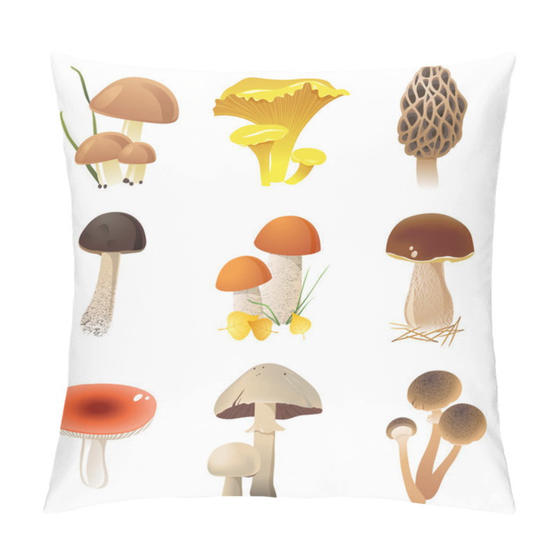 Personality  Edible Mushrooms  Pillow Covers