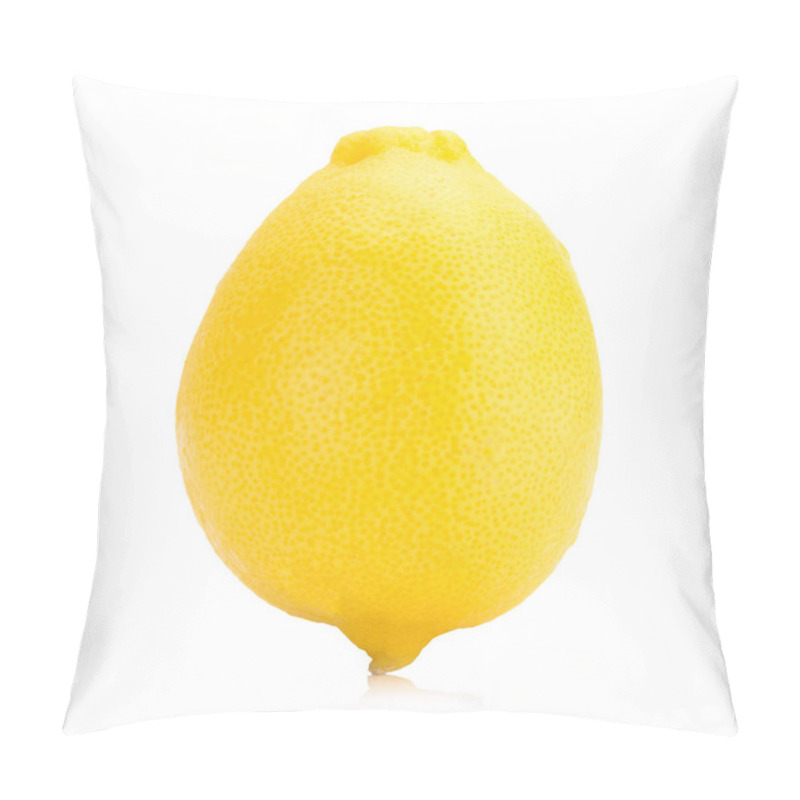 Personality  Lemon Isolated On White Background Pillow Covers