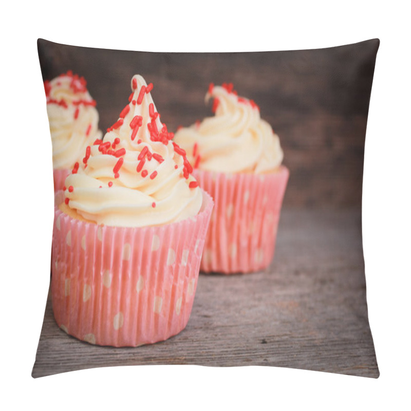 Personality  Vanilla Cupcakes Pillow Covers