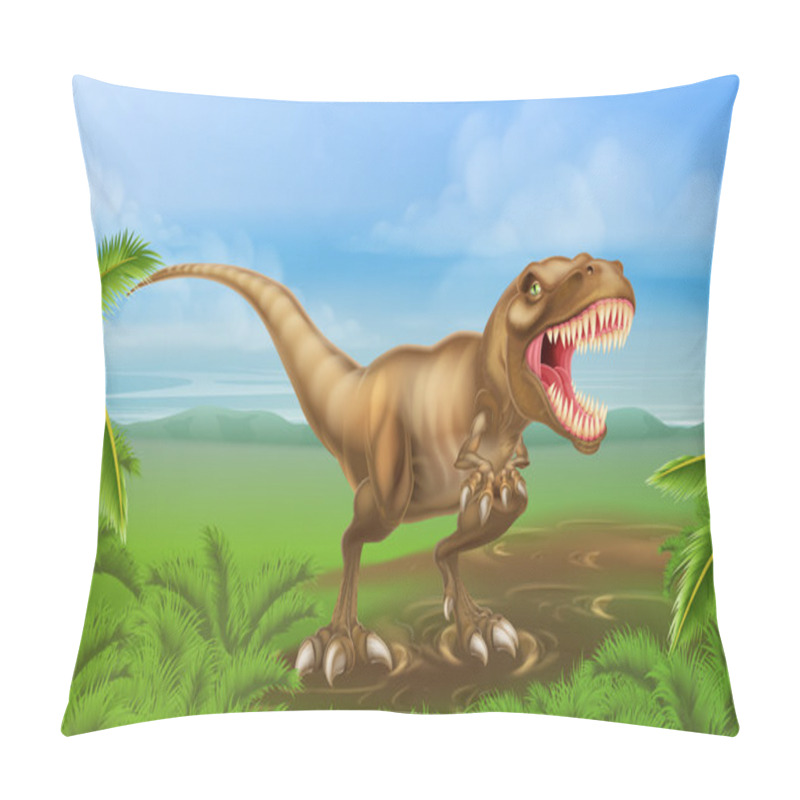 Personality  Tyrannosaurs Rex Dinosaur Pillow Covers