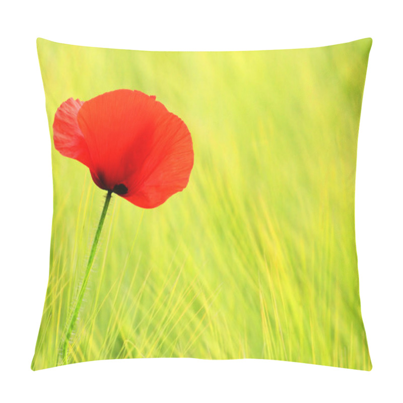 Personality  Red Poppy Pillow Covers