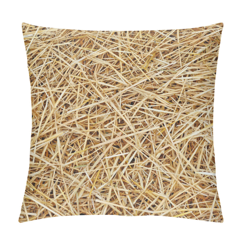 Personality  Straw Texture Background Pillow Covers