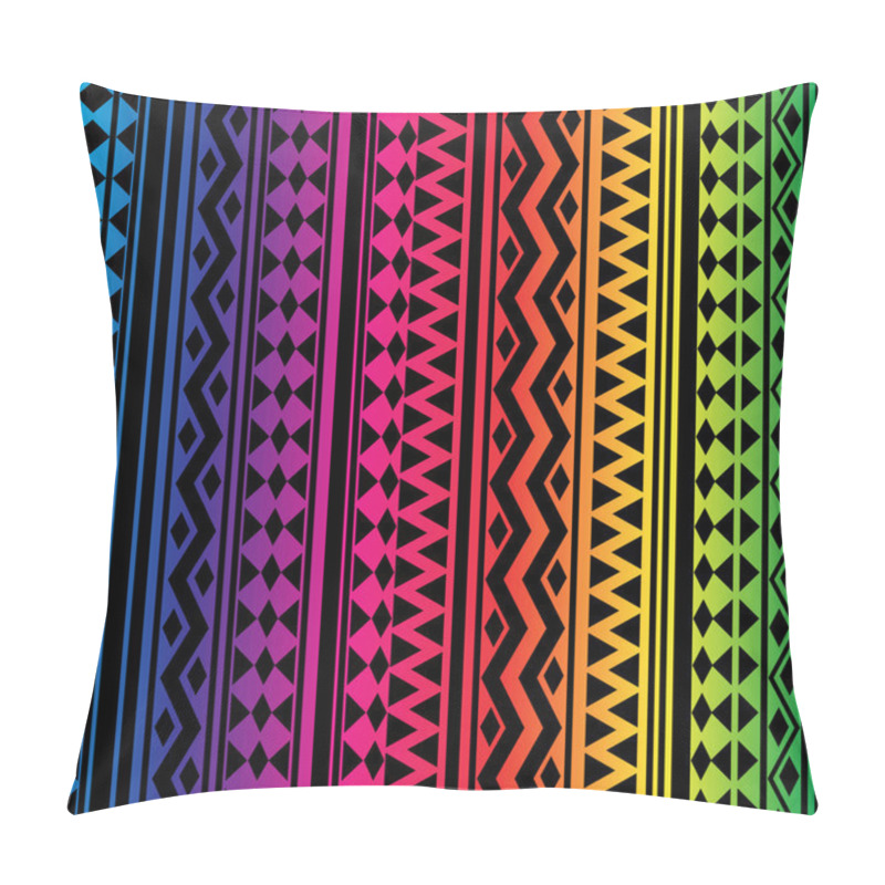 Personality  Seamless Vector Tribal Texture Pattern Pillow Covers