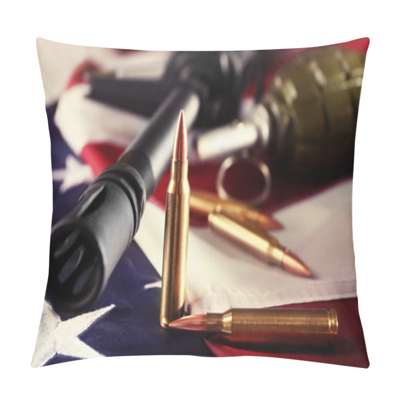 Personality  Military Set On American Flag Pillow Covers