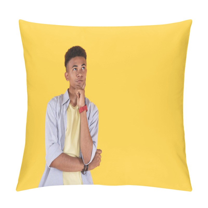 Personality  Smart Creative Man Thinking Pillow Covers