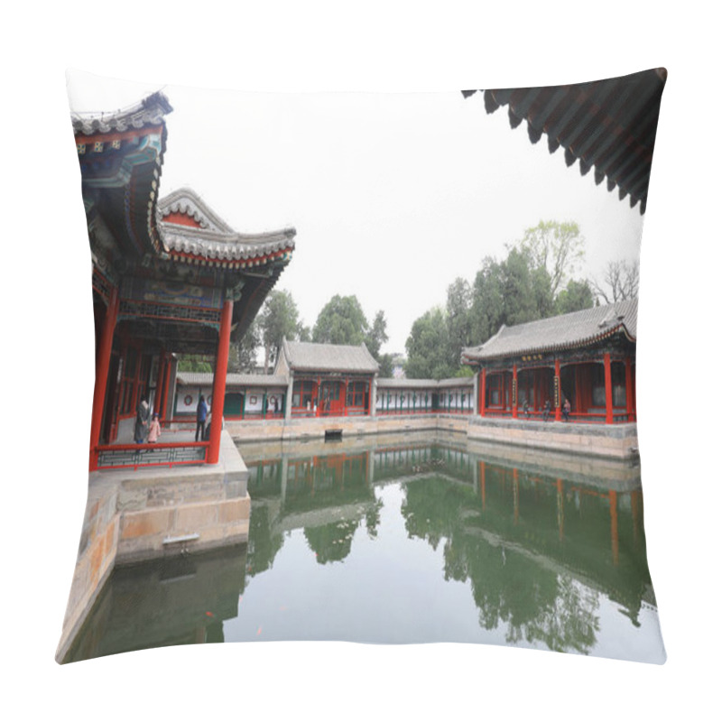 Personality  Chinese Classical Architectural Scenery, Beijing Pillow Covers