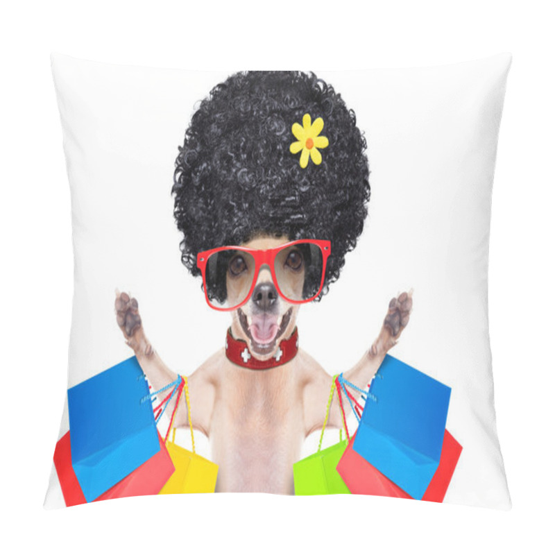 Personality  Shopping Dog  Pillow Covers