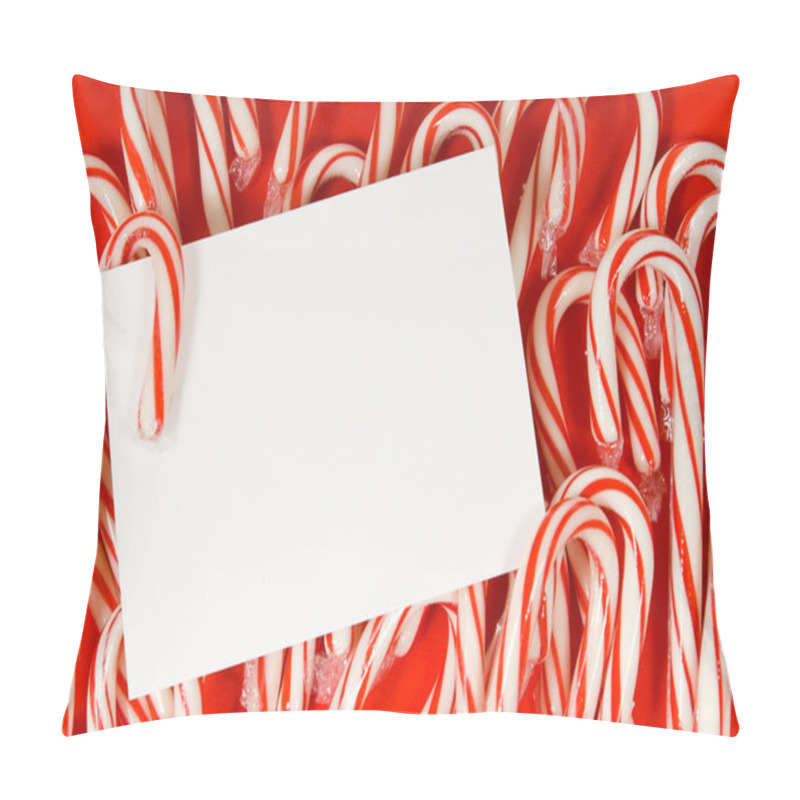 Personality  Candy Cane Notecard Pillow Covers