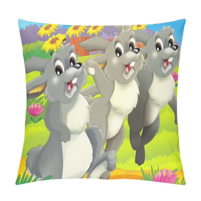 Personality  Running Rabbits Pillow Covers