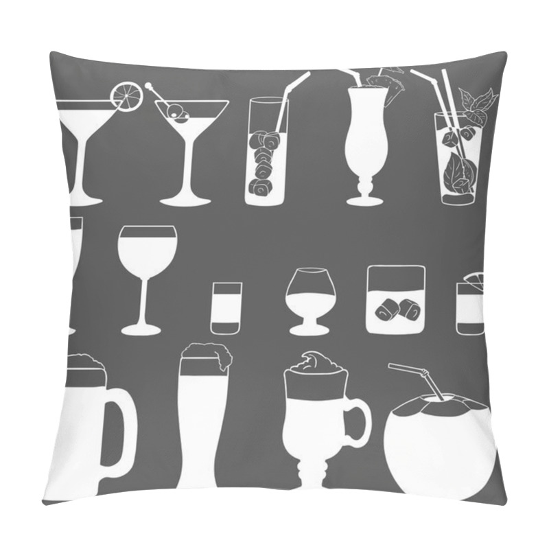 Personality  Cocktails And Alcohol Drinks Pillow Covers