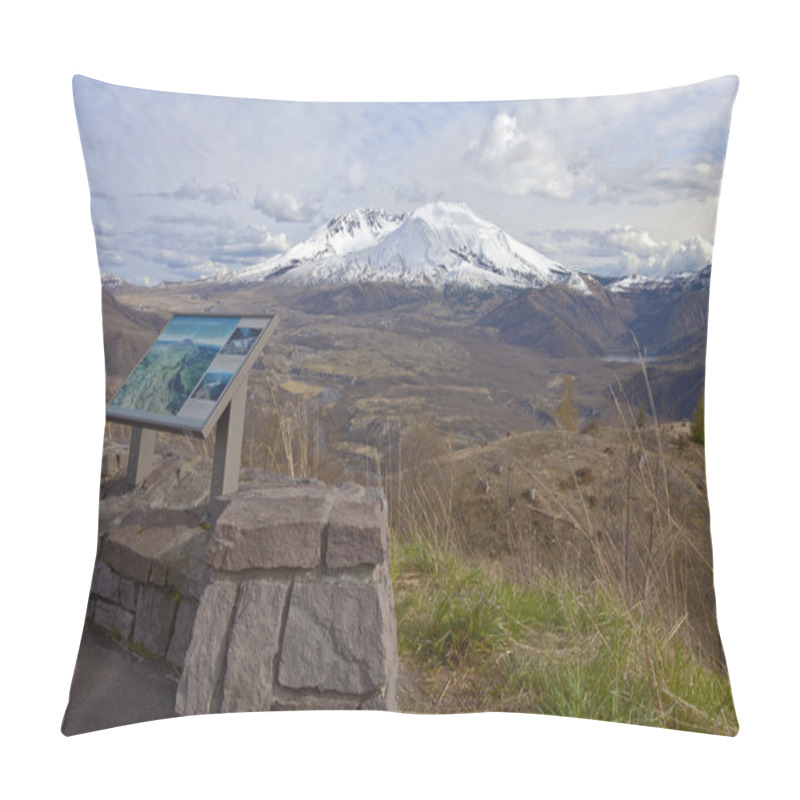 Personality  Mt. St. Helen's View At Sunset. Pillow Covers