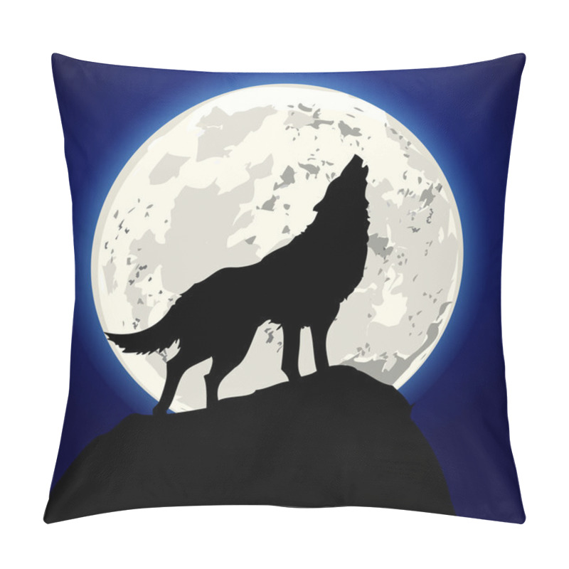 Personality  Howling Wolf Pillow Covers