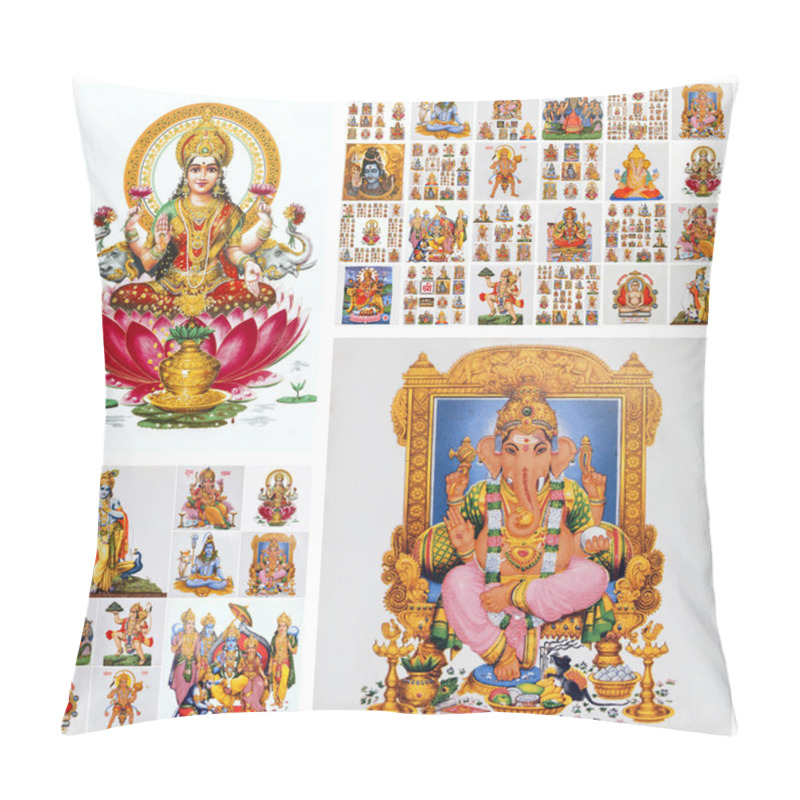 Personality  Hindu Gods Collage Pillow Covers