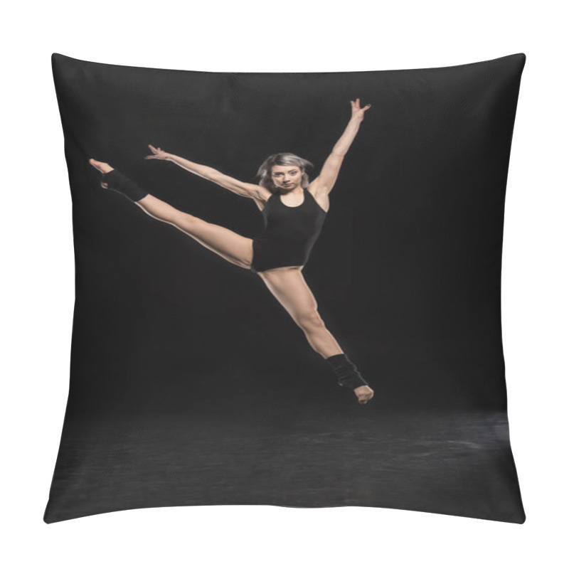 Personality  Dancing Woman In Bodysuit Pillow Covers