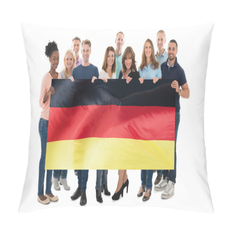 Personality  People Holding German Flag Pillow Covers