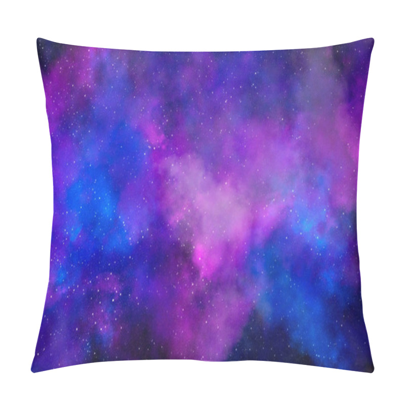 Personality  Planets And Galaxy, Science Fiction Wallpaper. Beauty Of Deep Space. Billions Of Galaxies In The Universe Cosmic Art Background. 3D Illustration. Pillow Covers