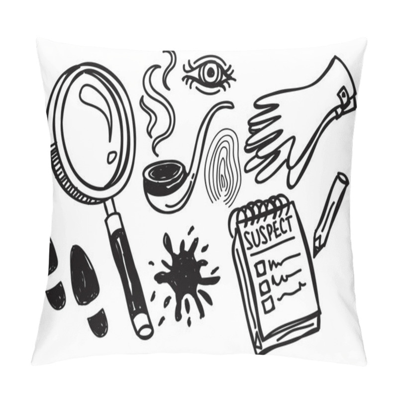 Personality  Detective Stuff Pillow Covers