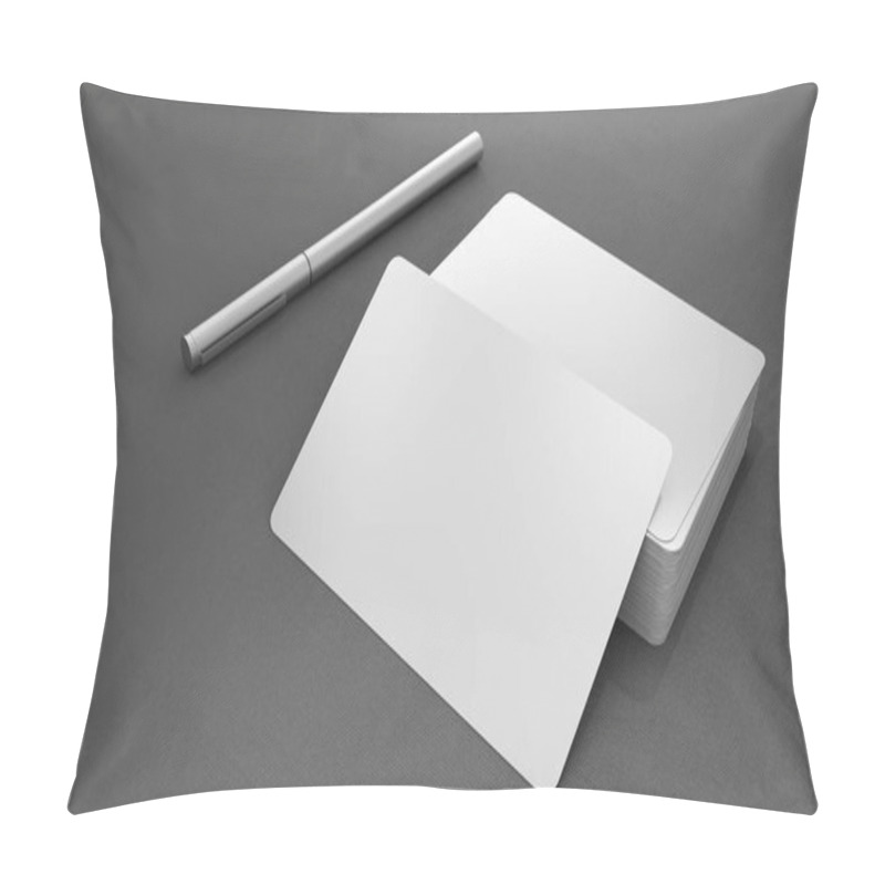 Personality  Professional Blank Template Business Card Pillow Covers