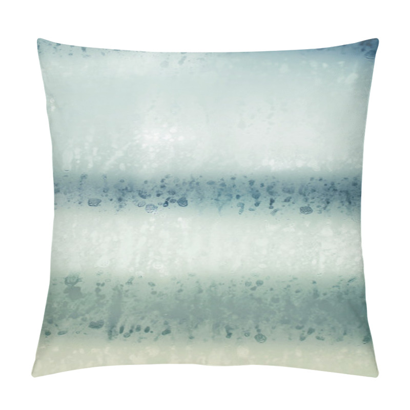 Personality  Water Drops On Glass. Pillow Covers