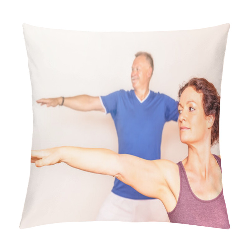 Personality  Yoga Man And Woman Pillow Covers