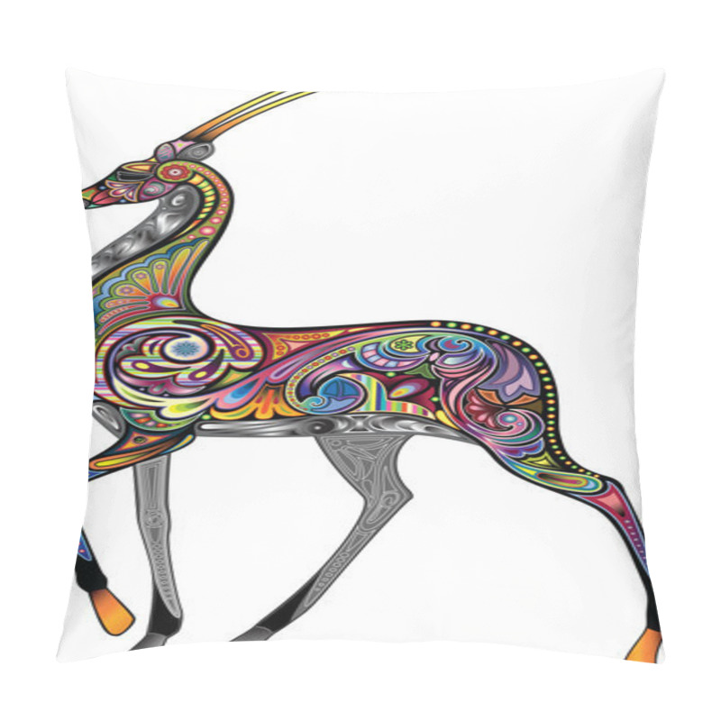 Personality  Antelope. Pillow Covers